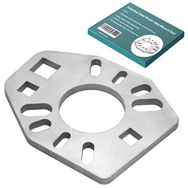 Imagem de Ferramenta de pinhão de aço inoxidável, adequada para vários estilos de garras, eixos, flanges; serve para a maioria dos soquetes com orifício extra de 1,27 cm; extrator de força adequado para soltar flanges de porcas