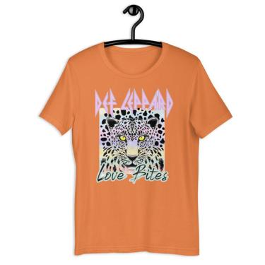 Imagem de Camiseta Blusa Tshirt Feminina - Def Leppard Animal Print