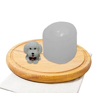 Imagem de Molde de castiçal de resina - Coelho bonito filhote de cachorro sapo forma moldes de silicone para velas | Moldes de silicone de fundição adorável animal para fundição de resina, sabão, Rianpesn