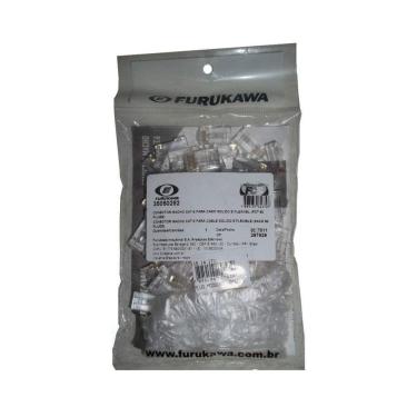 Imagem de Conector Furukawa Rj45 Cat6 (Pacote C/50-Un.)