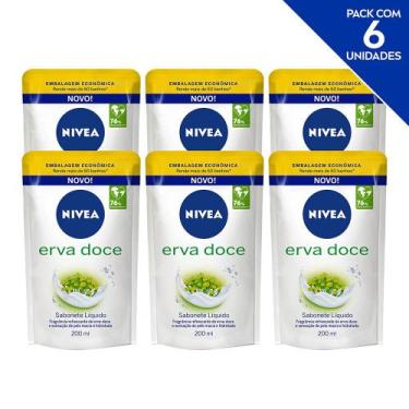 Imagem de Nivea Sabonete Líquido Refil - Erva Doce 200ml - 6 Unidades