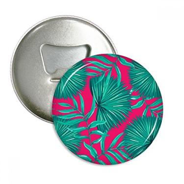 Imagem de Folha Pink Sky Happy abridor de garrafas ímã de geladeira emblema multifuncional