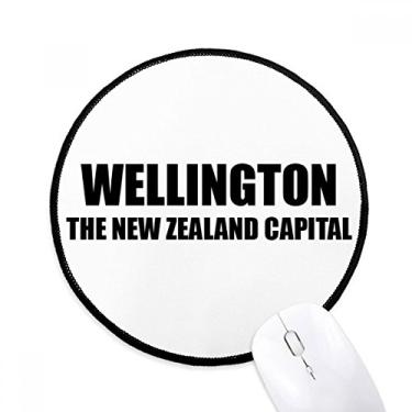 Imagem de DIYthinker Wellington The New Zealand Capital Mouse Pad Desktop Office Tapete redondo para computador