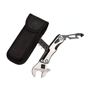 Imagem de Fu promise air Kit de ferramentas multiuso de aço inoxidável, portátil e resistente, kit de ferramentas de bolso leve e durável, adequado como multiferramenta de acampamento, ferramentas de bolso de emergência (C)