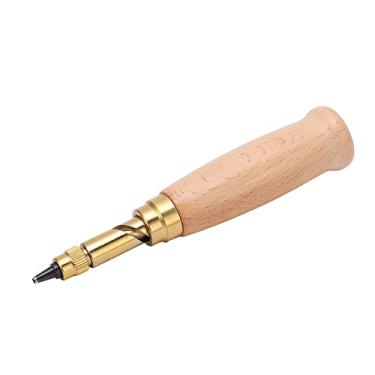 Imagem de Perfurador de cinto, conjunto de perfurador de couro de baixo ruído prático durável para couro DIY para perfuração de couro