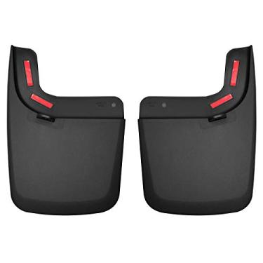 Imagem de Husky Liners - 59471 serve para Ford F-250/F-350 2017-19 - com protetores de lama traseiros personalizados OEM para para-lama pretos