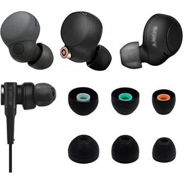 Imagem de AlxCD Eartips substituição para fone de ouvido Sony intra-auricular, S/M/L 3 pares de pontas de silicone macio, adequado para fones de ouvido Sony in-Ear MDR-XB50AP XBA-H1 WF-XB700 WF-1000XM3 WF-SP800N, etc. 3 pares SML