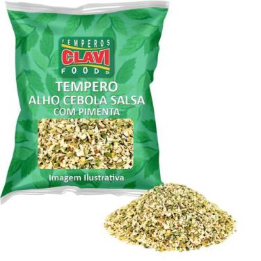 Imagem de Tempero Alho Cebola Salsa Com Pimenta 1Kg - Clavi Temperos E Foods