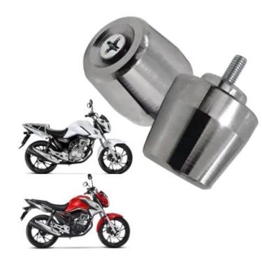 Imagem de Valcla Guidão de Motocicleta Cromado Universal Prata Liga de aço