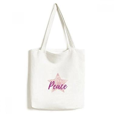 Imagem de Bolsa de lona para desenho em pó de flor com tinta vegetal bolsa de compras casual bolsa de mão