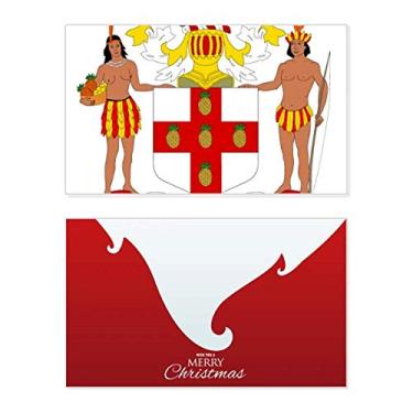 Imagem de Jamaica North America National Emblem Holiday Merry Christmas Cartões de parabéns Mensagem de Natal