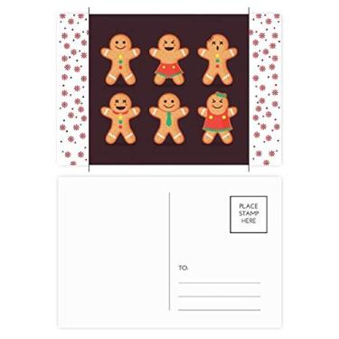 Imagem de Biscoito de gengibre masculino, Natal, Natal, Natal, Flor, Celebração, Cartão Postal Blessing Mailing Card