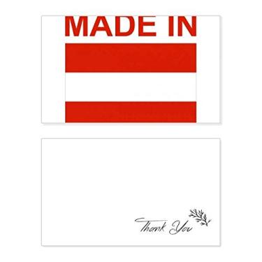 Imagem de Feito na Áustria, country, amor, cartão de agradecimento, aniversário, saudações, casamento, agradecimento