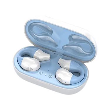 Imagem de Bothyi de ouvido de condução de fio HiFi estéreo cancelamento de ruído com estojo de carregamento de ouvido esportivos para jogos esportes, S03 com Tela