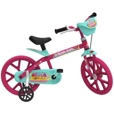 Imagem de Bicicleta Infantil Aro 14 Bandeirante 3046 Sweet Game Com Cestinha E R