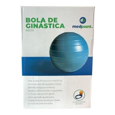 Imagem de Bola de Pilates 65cm ROSA para Yoga Fitness e Ginástica Suporta até 300kg Ideal para Abdominal e Fisioterapia com Bomba Fortalecimento, Tonificação e Flexibilidade Antiestouro