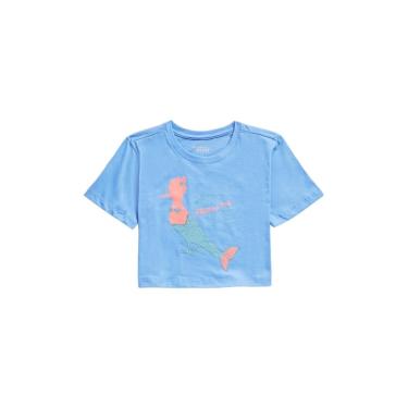 Imagem de Infantil - Camiseta Menina Silk From The Waves Reserva Mini Azul  menina