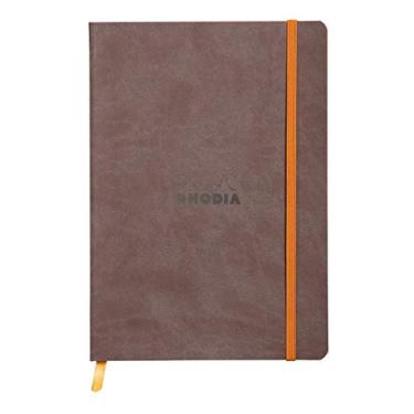 Imagem de Rhodia Rhodiarama Caderno de capa macia – 80 folhas forradas – 15 x 21 cm – Capa de chocolate (117403C)