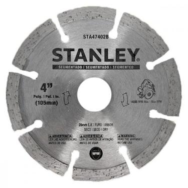 Imagem de Disco Diamantado Stanley Segmentado Seco 105mm X 20mm - 4" - Sta47402b