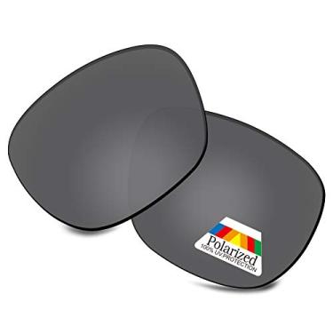 Imagem de Bwake Lentes de reposição para óculos de sol Oakley Enduro OO9223 - preto escuro polarizado