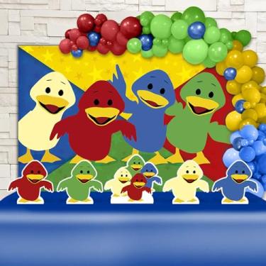 Imagem de Kit Decoração Festa de Aniversário Infantil O Patinho Colorido