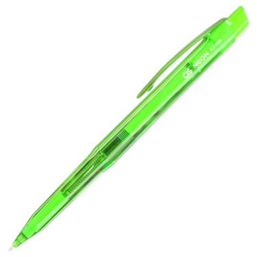 Imagem de CIS Lapiseira NEON 0,7mm c/borracha no topo - Verde - Blister com 1 unidade + 1 tubo de grafite