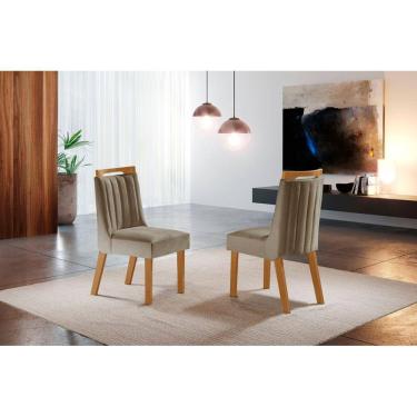 Imagem de Cadeiras para Mesa de Jantar Estofada - Lottus - LJ Móveis