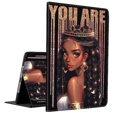 Imagem de Capa para Samsung Galaxy Tab S8 2022/Tab S7 2020 11 polegadas (SM-X700/X706/T870/T875/T878), capa protetora inteligente com suporte multiângulo com hibernar/despertar automático, citações inspiradoras