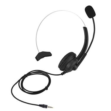 Imagem de Fone De Ouvido Com Cancelamento De Ruído, Fone De Ouvido Para Call Center Com Microfone, Fone De Ouvido Sem Perdas Com Cancelamento De Ruído Para Escritório De Call Center(Plugue de 3,5 mm)