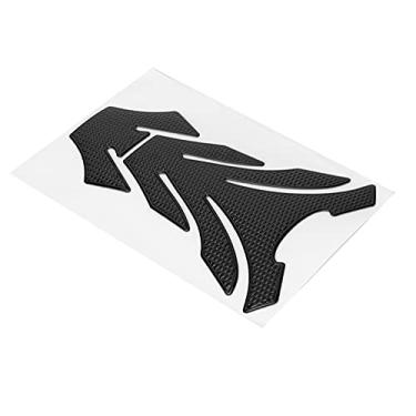 Imagem de Adesivo Protetor para Tanque de Combustível de óleo de Gás de Motocicleta Decoração Feita de PVC Macio para (Borda Preta)