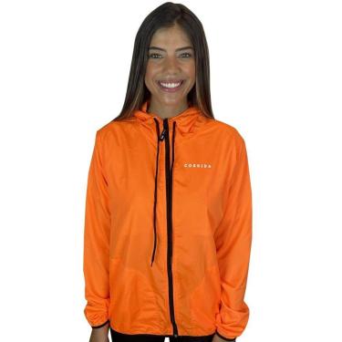 Imagem de Jaqueta Corta Vento Light Feminino Laranja WSS Corrida-Feminino