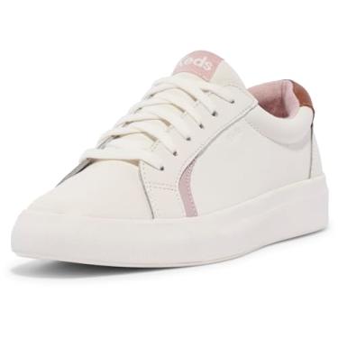 Imagem de Keds Tênis feminino Pursuit com cadarço, Branco/couro conhaque, 43