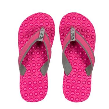 Imagem de Chinelo Feminino Anabela Stilloflex Anatomico Ortopedico Para Esporão e Fascite Plantar Antiderrapante Massageador (Rosa, BR, Adulto, Faixa Numérico, 39, 40)