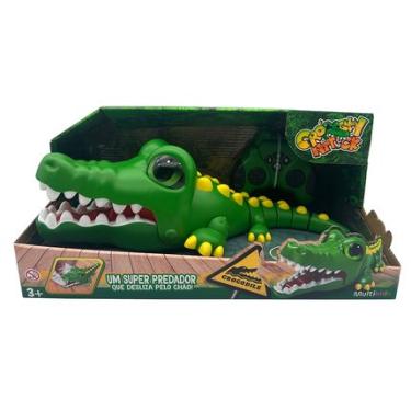 Imagem de Crocodilo de Controle Remoto Crocky Attack Multikids - BR2255OUT [Remanufaturado] BR2255OUT