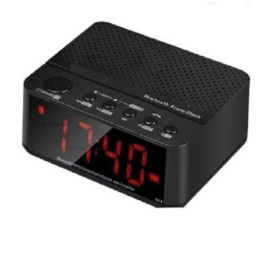 Imagem de Radio Relógio Fm Bluetooth Le-674 Despertador Digital - Lelong