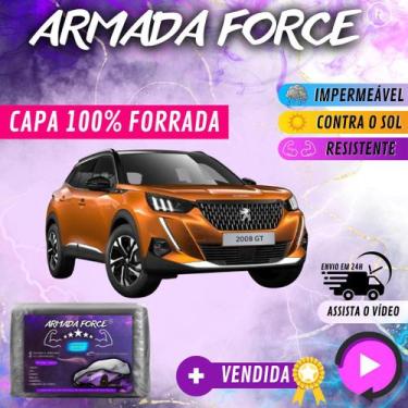 Imagem de Capa Cobrir Carro PEUGEOT 2008 GT 100% Forrada Armada Force 100% Imper