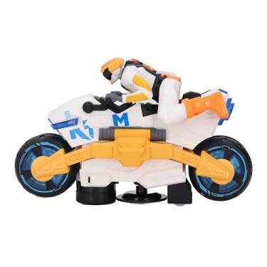 Imagem de Brinquedo de Motocicleta que Transforma dublê, Brinquedo Giratório de Moto dublê de 360 ​​graus Com Efeito de Luz Musical