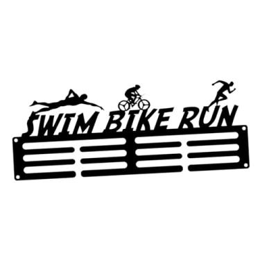 Imagem de DimyFew Medalha Cabide Porta-medalhas, Ferro, Prateleira de Medalhas Montada Na Parede, Suporte para Medalhas para Corredor de Softball de Ginástica, estilo a, Tamanho real