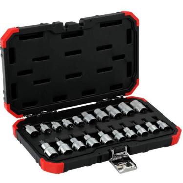 Imagem de Jogo de Soquete Torx 3/8" e 1/2" Gedore Red 20 Peças 3300045
