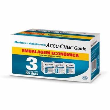 Imagem de Kit Tiras Reagentes Accuchek Guide Cx. C/ 150 Unidades - Roche