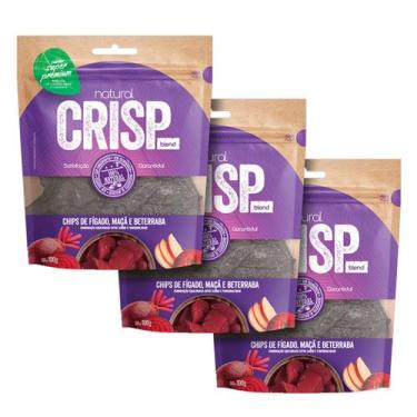 Imagem de Kit 3 Unidades Petisco Saudável para Cães Natural Crisp Blend Pet Snac