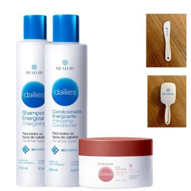 Imagem de Head.ID Dailies Shp Cond Mask Nutri +Espátula+Escova