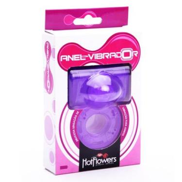 Imagem de Anel com vibro com pilhas - hot flowers