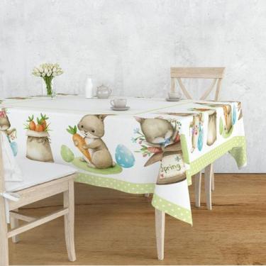 Imagem de Toalha de Mesa 4 Lugares 1,50 x 1,50  Perfeita Para Sala de Jantar - N