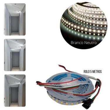 Imagem de Fita Led Adesiva 5M 2835 12V Ip20 Perfil Led Luz Sequencial - CBC