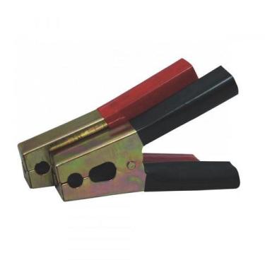 Imagem de Garra Jacaré  GA 200A  Com Isolação PretoVermelho  Kitec