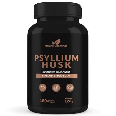 Imagem de Psyllium Husk, Suplemento Alimentar de Psyllium em Cápsulas, 180 Cápsulas de 700 mg