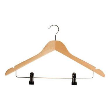 Imagem de Cabide Com Presilhas de Madeira Organização - Paramount Plásticos