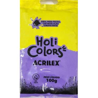 Imagem de Holi Colors - Violeta - 100g - ACRILEX