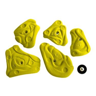 Imagem de Atxarte Omaha Finger Jugs Climbing Holds, Amarelo
